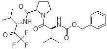 CAS#: 105080-60-2， Phenylmethyl N-[(2S)-3-Methyl-1-Oxo-1-[2-[[(3S)-1,1,1-Trifluoro-4-Methyl-2-Oxopentan-3-Yl]Carbamoyl]Pyrrolidin-1-Yl]Butan-2-Yl]Carbamate