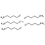 结构式 CAS# 105091-67-6, 五(1-戊醇)铌(5+)