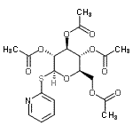 CAS#: 105120-89-6， 2-Pyridinyl 2,3,4,6-Tetra-O-Acetyl-1-Thio-beta-D-Glucopyranoside