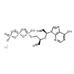 CAS#: 105208-87-5， Triphosphoric Acid, (2R)-2-[(1S)-1-(6-Hydroxy-9H-Purin-9-Yl)-2-Oxoethoxy]-3-Oxopropyl Ester, Sodium Salt (1:1)