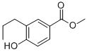 structure of CAS# 105211-78-7, 4-Hydroxy-3-Propyl-Benzoic Acid Methyl Ester;4-HYDROXY-3-PROPYLBENZOIC ACID METHYL ESTER 95%;4-HYDROXY-3-PROPYLBENZOIC ACID METHYL ESTER;4-Hydroxy-3-Propylbenzoicacidmethylester95%