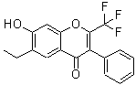 CAS#: 105258-37-5， 6-Ethyl-7-Hydroxy-3-Phenyl-2-(Trifluoromethyl)-4H-1-Benzopyran-4-One