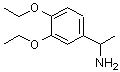 结构式 CAS# 105321-50-4, 1-(3,4-二乙氧基苯基)乙胺