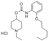 CAS#: 105383-98-0， (1-Ethylpiperidin-1-Ium-4-Yl) N-(2-Hexoxyphenyl)Carbamate Chloride