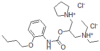 CAS#: 105404-38-4， [2-[(2-Butoxyphenyl)Carbamoyloxy]-3-Pyrrolidin-1-Ium-1-Ylpropyl]-Diethylazanium Dichloride