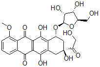 CAS#: 105444-10-8， (7R,9S)-7-[(2R,3R,4S,5R)-3,4-Dihydroxy-5-(Hydroxymethyl)Oxolan-2-Yl]Oxy-6,9,11-Trihydroxy-9-(2-Hydroxyacetyl)-4-Methoxy-8,10-Dihydro-7H-Tetracene-5,12-Dione