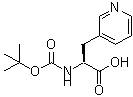 CAS#: 105454-25-9， N-{[(2-Methyl-2-Propanyl)Oxy]Carbonyl}-3-(3-Pyridinyl)Alanine