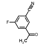 CAS#: 105515-21-7， 3-Acetyl-5-Fluorobenzonitrile