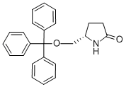 structure of CAS# 105526-85-0, (S)-(+)-5-(Trityloxymethyl)-2-Pyrrolidone;(5S)-5-[Tri(Phenyl)Methoxymethyl]-2-Pyrrolidinone;(5S)-5-[Tri(Phenyl)Methoxymethyl]-2-Pyrrolidone;Zinc04202546