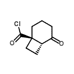 CAS#: 105539-62-6， (1R,6R)-5-Oxobicyclo[4.2.0]Octane-1-Carbonyl Chloride