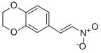 structure of CAS# 10554-65-1, 2,3-Dihydro-6-(2-Nitroethenyl)-1,4-Benzodioxin;1-(3,4-ETHYLENEDIOXYPHENYL)-2-NITROETHENE;6-(2-NITROVINYL)-1,4-BENZODIOXAN