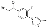 CAS#: 1056050-24-8， 2-Bromo-1-(3-fluoro-4-(4-methyl-1H-imidazol-1-yl)phenyl)ethanone