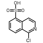 CAS#: 105627-80-3， 1-Chloro-5-Isoquinolinesulfonic Acid