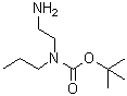 结构式 CAS# 105628-64-6, (2-氨基乙基)丙基-氨基甲酸叔丁酯