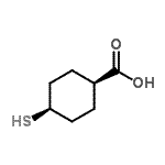 CAS#: 105676-06-0， cis-4-Mercapto-Cyclohexanecarboxylic Acid
