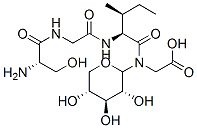 CAS#: 105678-35-1， 2-[[(2S,3S)-2-[[2-[[(2S)-2-Amino-3-[(2R,3R,4S,5R)-3,4,5-Trihydroxyoxan-2-Yl]Oxypropanoyl]Amino]Acetyl]Amino]-3-Methylpentanoyl]Amino]Acetic Acid