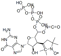 CAS#: 105822-89-7， 3'-(2,2,5,5-Tetramethylpyrroline-1-Oxyl-3-Carbonyl)Amino-3'-Deoxyguanosine 5'-Triphosphate
