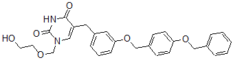CAS#: 105847-66-3， 1-(2-Hydroxyethoxymethyl)-5-[[3-[[4-(Phenylmethoxy)Phenyl]Methoxy]Phenyl]Methyl]Pyrimidine-2,4-Dione