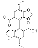 CAS#: 105868-34-6， 7,7'-Dimethoxy-4,4'-Bi-1,3-Benzodioxole-5,5'-Dicarboxylic Acid