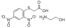 CAS#: 105892-20-4， Mono(2-hydroxyethyl)ammonium 2,4-dinitrophenylthioacetate