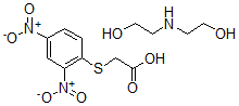 CAS#: 105892-21-5， Bis(2-hydroxyethyl)ammonium 2,4-dinitrophenylthioacetate
