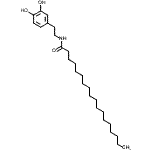 CAS#: 105955-10-0， N-[2-(3,4-Dihydroxyphenyl)Ethyl]Octadecanamide