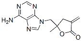 CAS#: 105970-03-4， 5-[(6-Aminopurin-9-Yl)Methyl]-5-Methyl-3-Methylideneoxolan-2-One