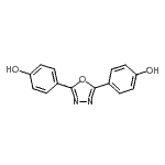 CAS#: 10600-83-6， 4,4'-(1,3,4-Oxadiazole-2,5-Diyl)Diphenol