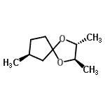 CAS#: 106034-28-0， (2R,3R,7S)-2,3,7-Trimethyl-1,4-Dioxaspiro[4.4]Nonane