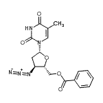 CAS#: 106060-78-0， 3'-Azido-5'-O-Benzoyl-2',3'-Dideoxy-3,4-Dihydrothymidine