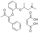 CAS#: 106064-06-6， (Z)-3-(2-(2-(Dimethylamino)propoxy(and 1-methylethoxy))phenoxy)-4-phenyl-3-buten-2-one maleate