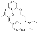 CAS 登录号：106064-08-8， 二乙基-[3-[2-[(Z)-3-氧代-1-苯基丁-1-烯-2-基]氧基苯氧基]丙基]氯化铵