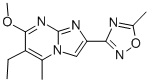CAS#: 106100-65-6， 6-Ethyl-7-Methoxy-5-Methyl-2-(5-Methyl-1,2,4-Oxadiazol-3-Yl)Imidazo[1,2-a]Pyrimidine