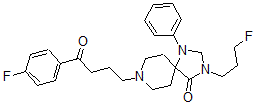 CAS#: 106114-44-7， 8-[4-(4-Fluorophenyl)-4-Oxobutyl]-3-(3-Fluoropropyl)-1-Phenyl-1,3,8-Triazaspiro[4.5]Decan-4-One