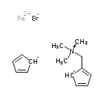 CAS#: 106157-30-6， Iron(2+) Bromide 2,4-Cyclopentadienide - 2-[(Trimethylammonio)Methyl]-2,4-Cyclopentadienide (1:1:1:1)