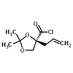 CAS#: 106268-01-3， (4S)-4-Allyl-2,2-Dimethyl-1,3-Dioxolane-4-Carbonyl Chloride