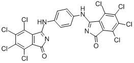 CAS#: 106276-80-6， Reaction product of 2,3,4,5-tetrachloro-6-cyano-benzoic acid methyl ester with sodium methylate and 1,4-benzenediamine