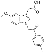 CAS#: 106287-91-6， 2-[5-Methoxy-2-Methyl-1-[2-(4-Methylphenyl)-2-Oxoethyl]Indol-3-Yl]Acetic Acid