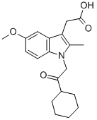 CAS#: 106287-92-7， 2-[1-(2-Cyclohexyl-2-Oxoethyl)-5-Methoxy-2-Methylindol-3-Yl]Acetic Acid