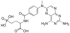 CAS#: 106351-99-9， 2-[[4-[(2,4-Diaminopteridin-6-Yl)Methylamino]Benzoyl]Amino]-4-Phosphono-Butanoic Acid
