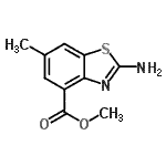 CAS#: 106429-20-3， Methyl 2-Amino-6-Methyl-1,3-Benzothiazole-4-Carboxylate