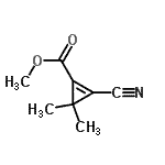 CAS#: 106509-45-9， Methyl 2-Cyano-3,3-Dimethyl-1-Cyclopropene-1-Carboxylate
