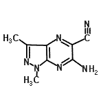 CAS#: 106538-01-6， 6-Amino-1,3-Dimethyl-1H-Pyrazolo[3,4-b]Pyrazine-5-Carbonitrile