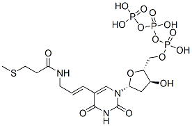 CAS#: 106542-91-0， 5-(3-((3-(Methylthio)propionyl)amino)-1-propenyl)-2'-deoxyuridine-5'-triphosphate