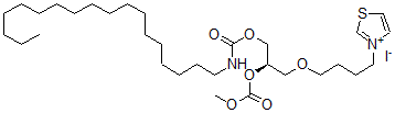CAS#: 106556-34-7， Methyl [(2R)-1-(Octadecylcarbamoyloxy)-3-[4-(1,3-Thiazol-3-Ium-3-Yl)Butoxy]Propan-2-Yl] Carbonate Iodide