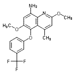 CAS#: 106635-86-3， 2,6-Dimethoxy-4-Methyl-5-[3-(Trifluoromethyl)Phenoxy]-8-Quinolinamine