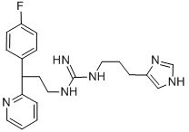 CAS#: 106669-71-0， 1-[3-(4-Fluorophenyl)-3-Pyridin-2-Ylpropyl]-2-[3-(3H-Imidazol-4-Yl)Propyl]Guanidine