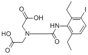 CAS#: 106719-74-8， 2-[Carboxymethyl-[2-[(2,6-Diethyl-3-Iodophenyl)Amino]-2-Oxoethyl]Amino]Acetic Acid