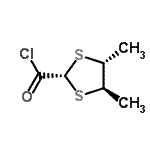 CAS#: 106723-96-0， (4R,5R)-4,5-Dimethyl-1,3-Dithiolane-2-Carbonyl Chloride
