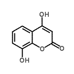 CAS#: 106754-20-5， 4,8-Dihydroxy-2H-Chromen-2-One